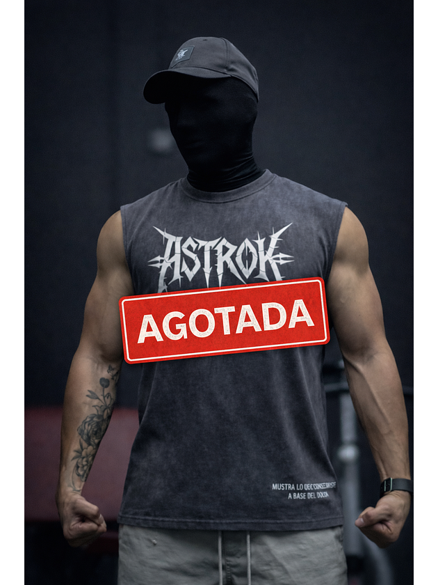 Boxy sin mangas (Acid wash) negro mate 1