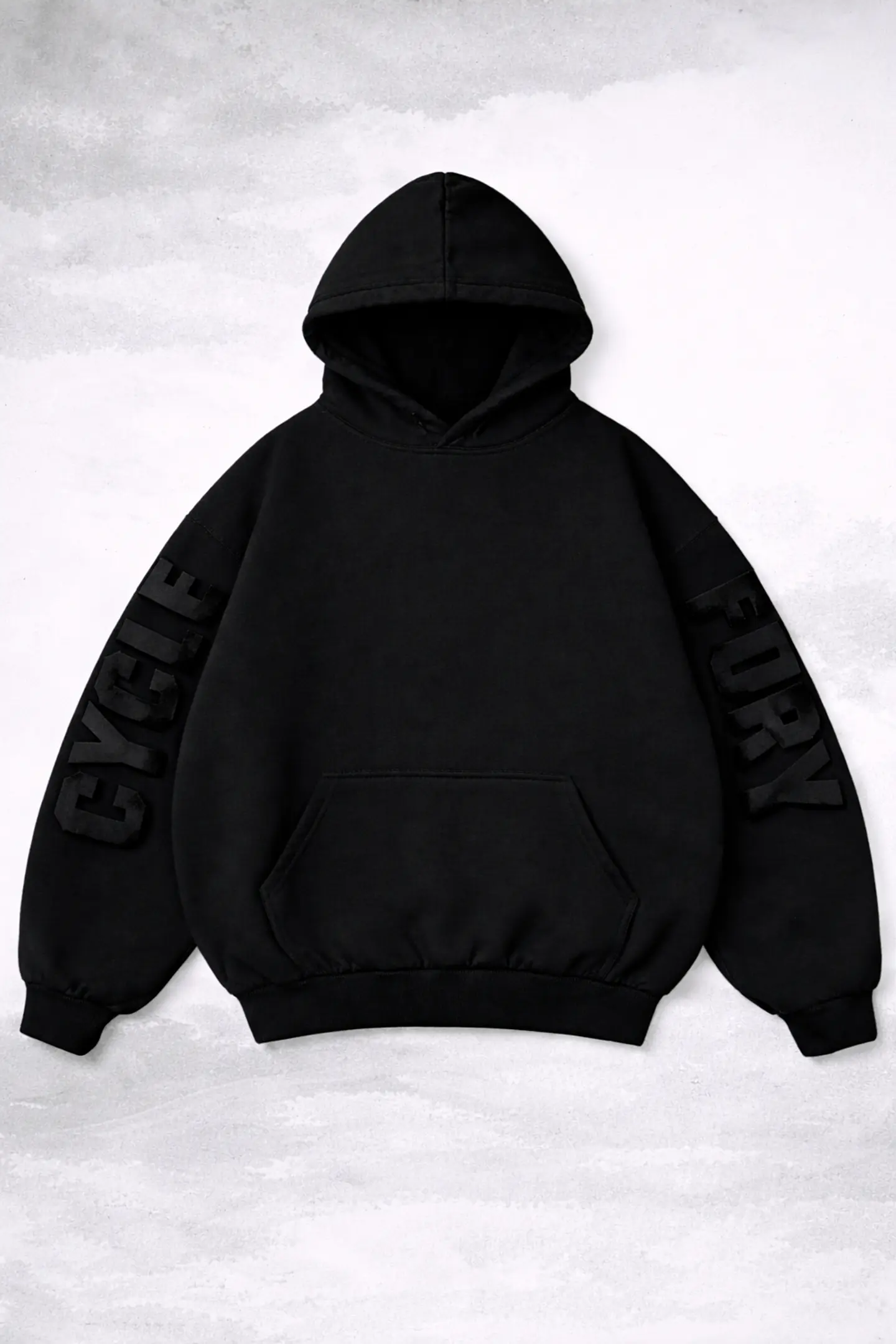 HOODIE 3D BLACK- CYCLE FURY 5