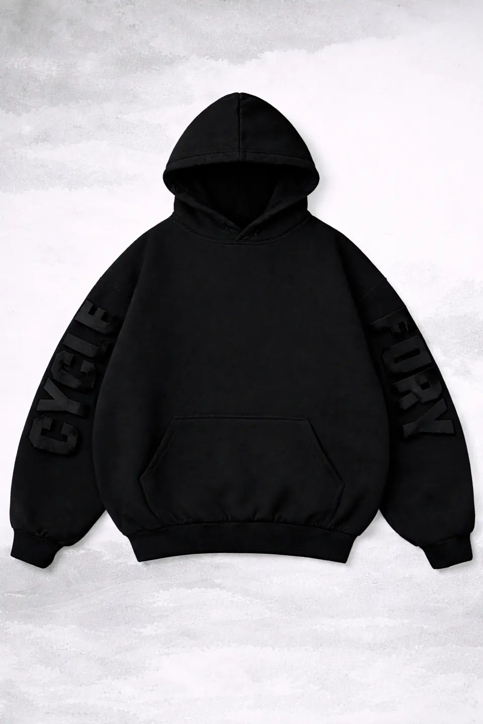 HOODIE 3D BLACK- CYCLE FURY 5
