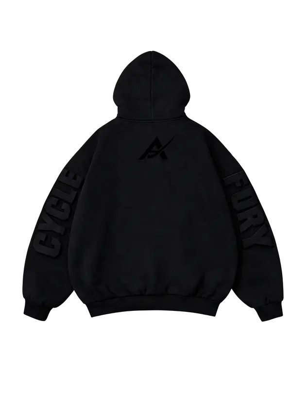 HOODIE 3D BLACK- CYCLE FURY 6