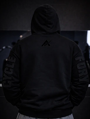 HOODIE 3D BLACK- CYCLE FURY