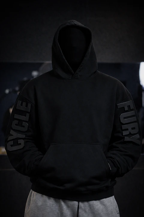 HOODIE 3D BLACK- CYCLE FURY