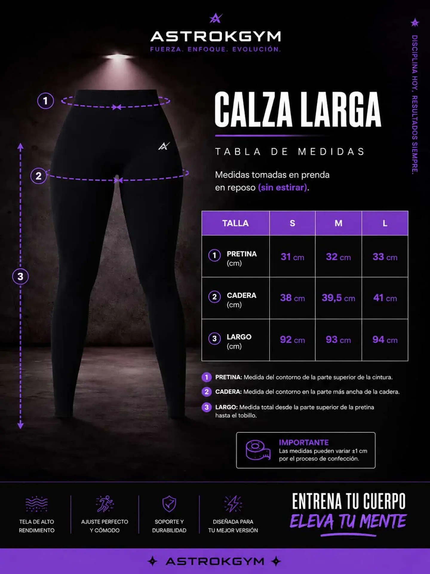 Calza larga ASTROKGYM FOR HER 6