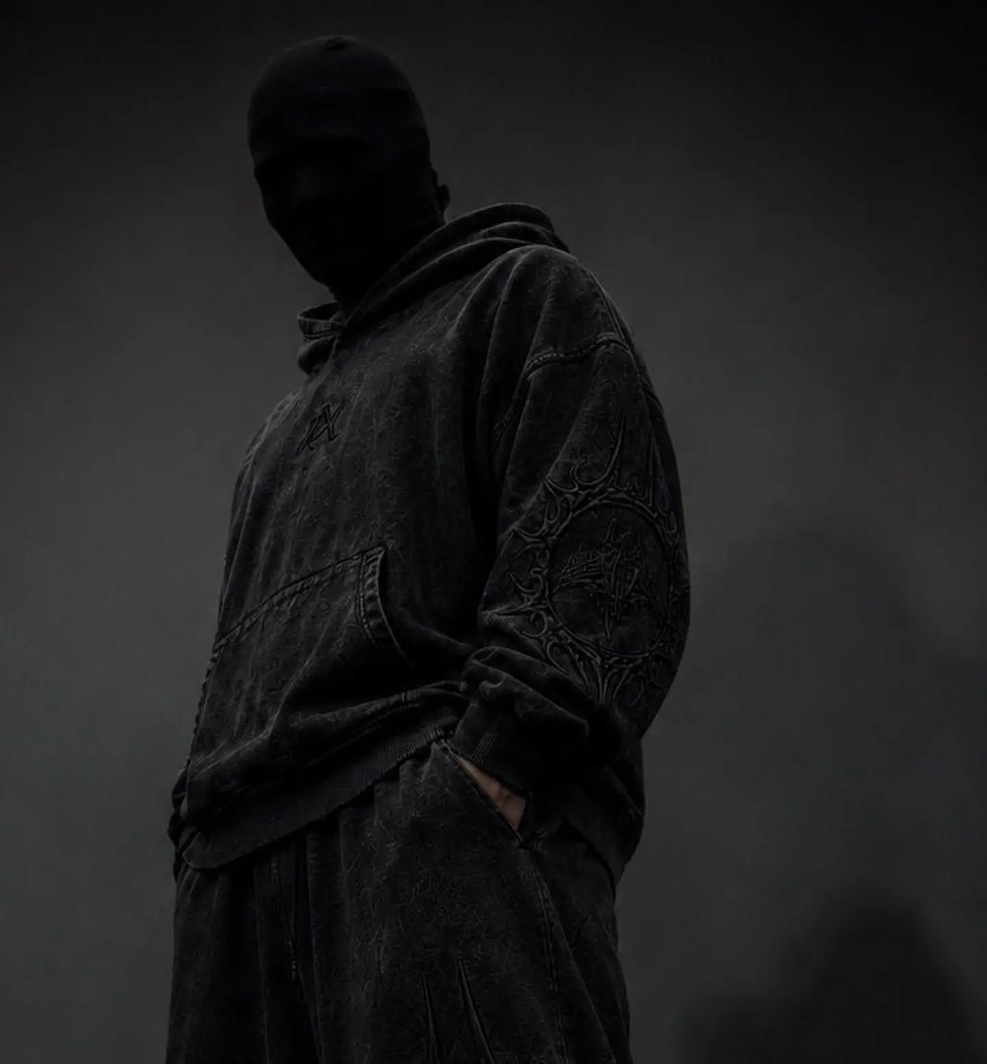Hoodie Dark Veil - Acid wash   1