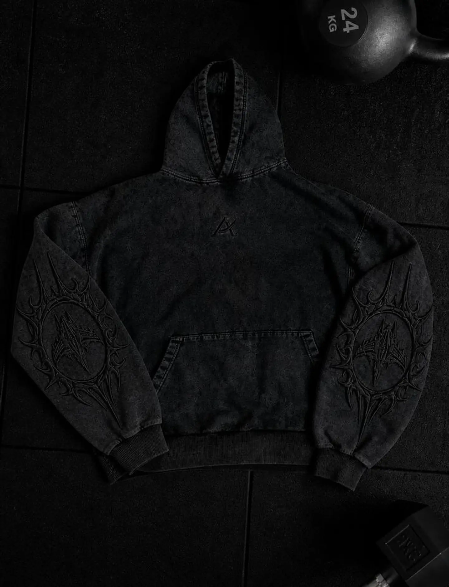 Hoodie Dark Veil - Acid wash   2