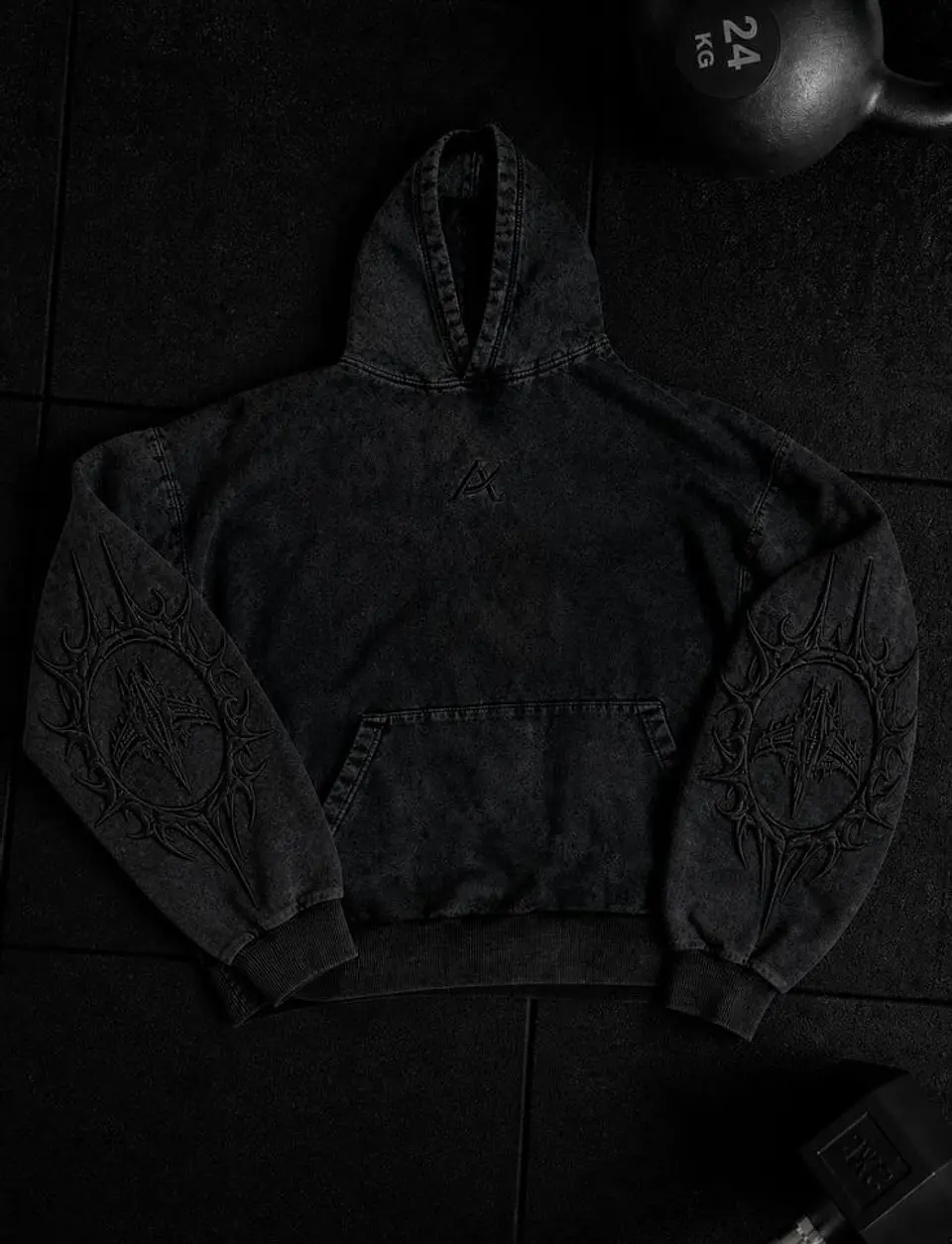 Hoodie Dark Veil - Acid wash   2