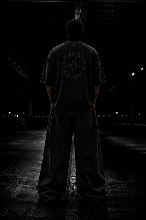 Dark Veil Eclipse Tee - Acid wash 