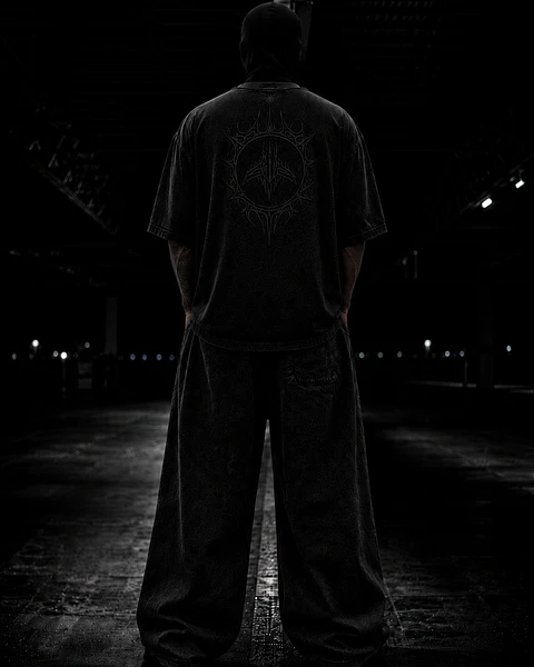 Dark Veil Eclipse Tee - Acid wash 
