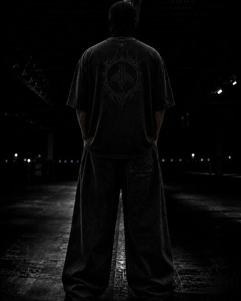 Dark Veil Eclipse Tee - Acid wash 