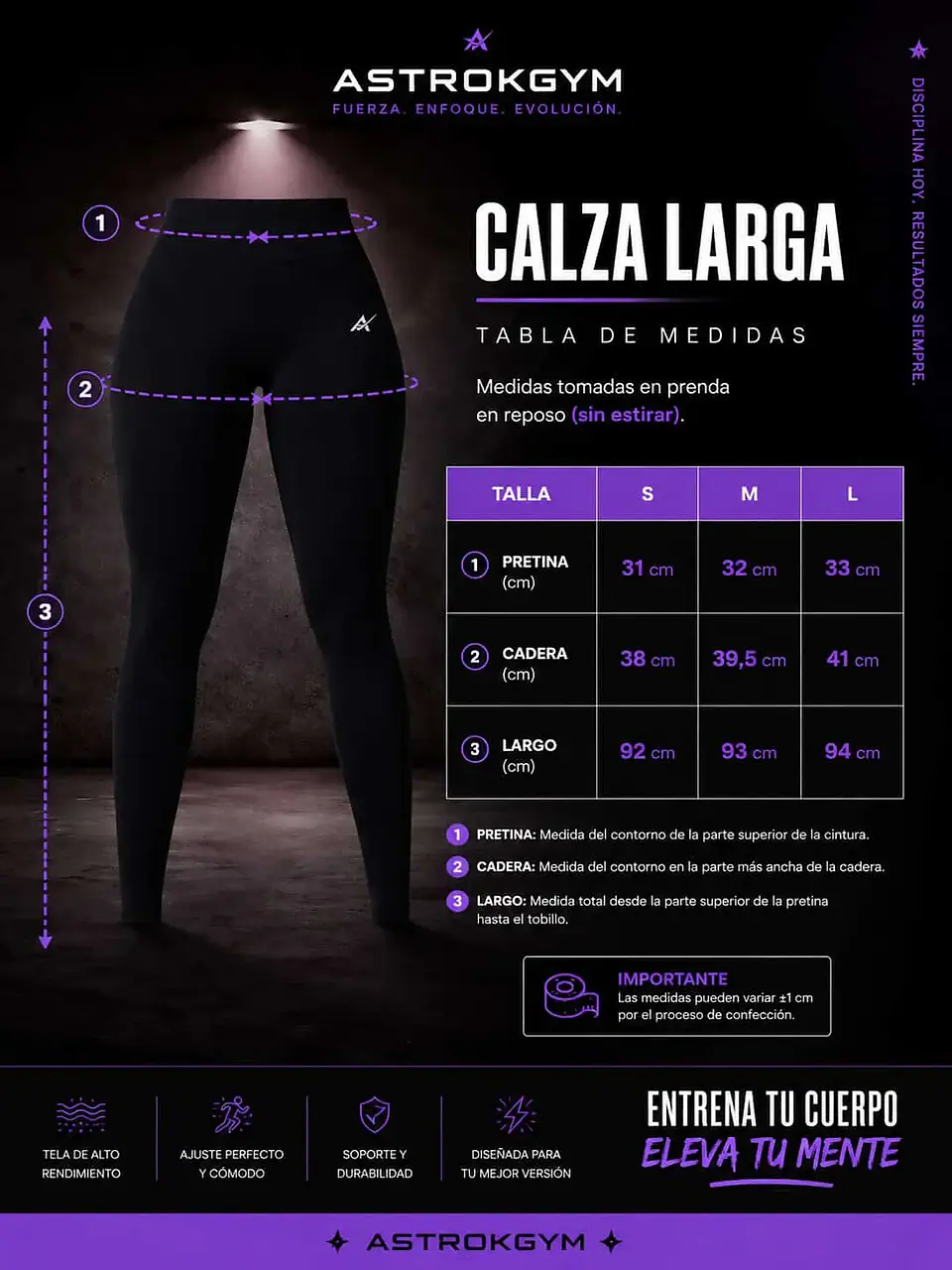 Calza larga ASTROKGYM FOR HER 5