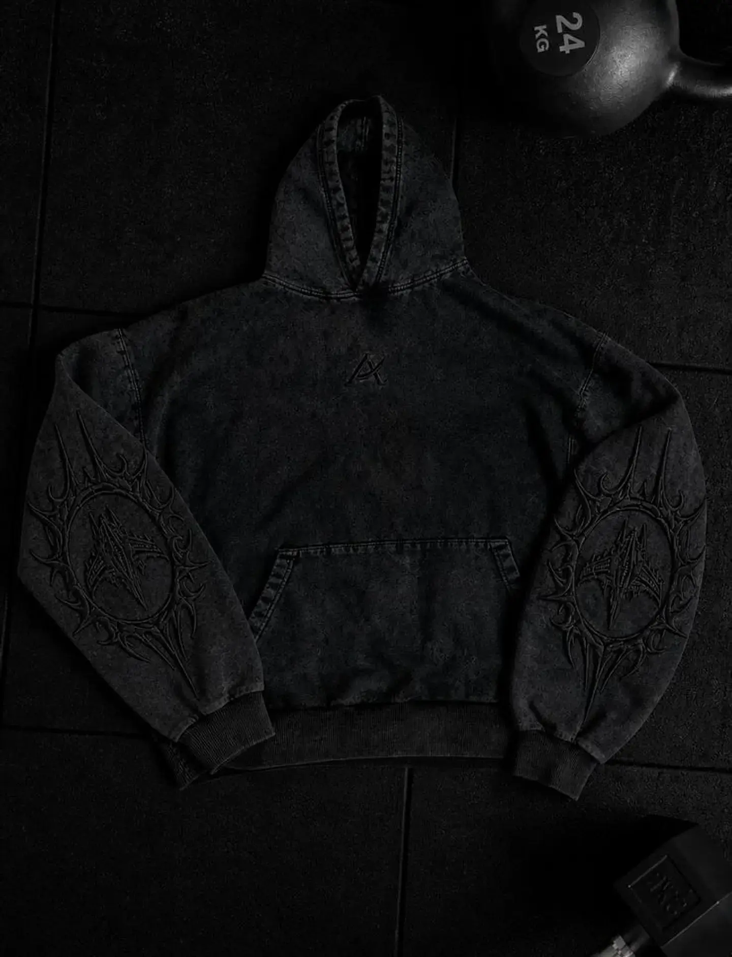 Hoodie Dark Veil - Acid wash   2