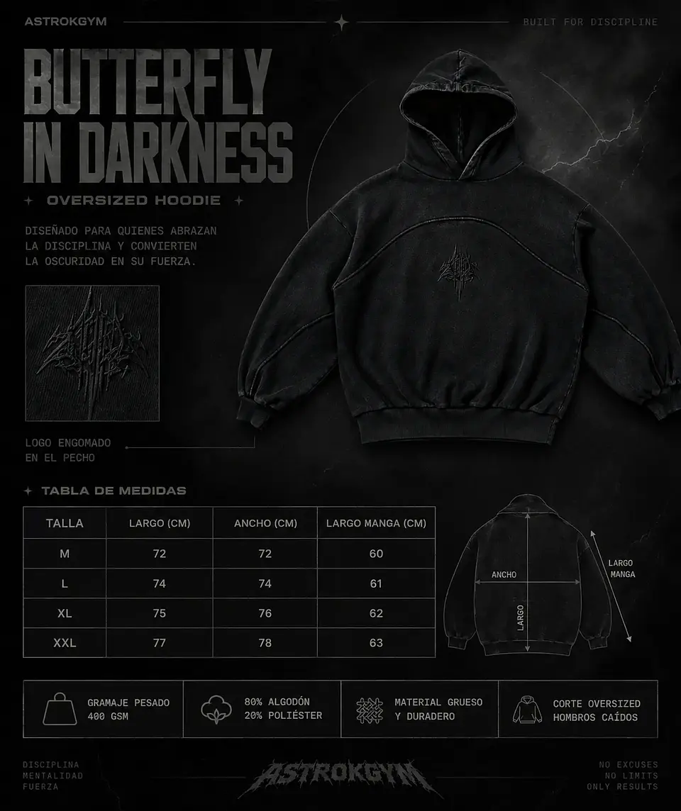 Butterfly in Darkness - Dark Veil - Acid wash 7