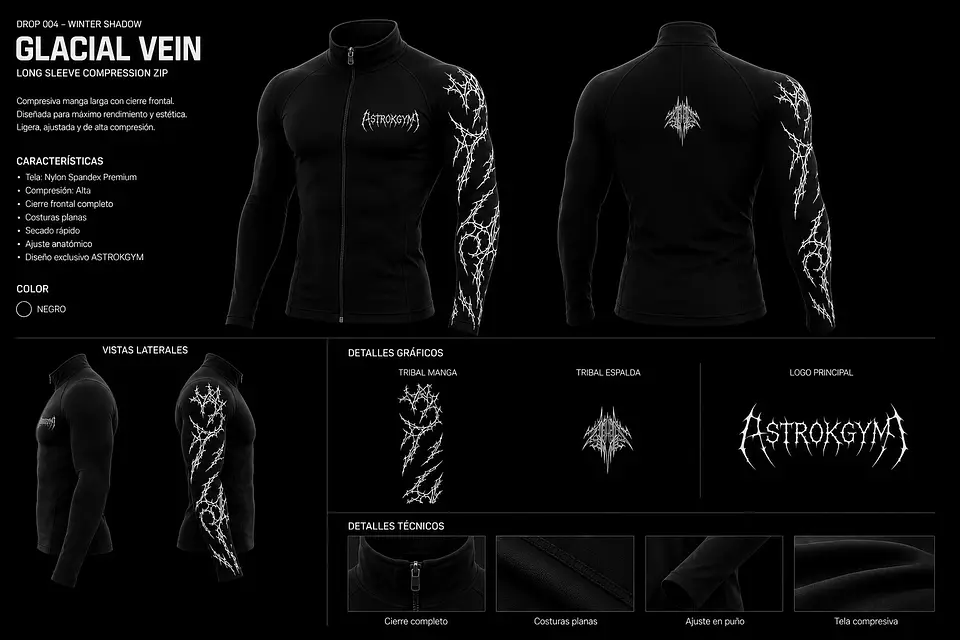 Glacial Vein - Compression shirt 6