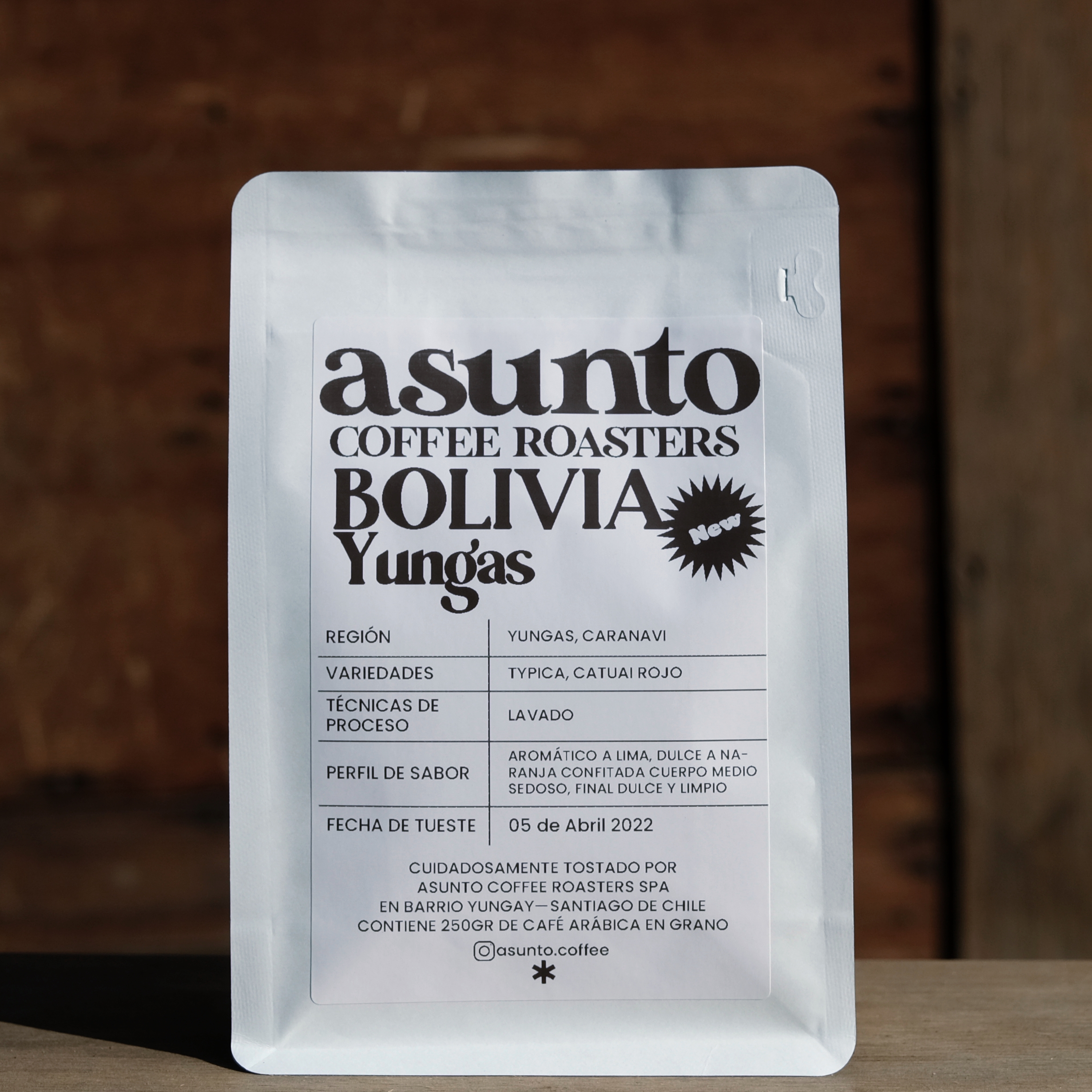 Bolivia Yungas - Formato 250gr.