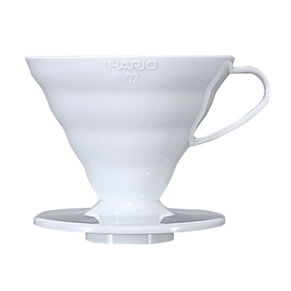 V60 Dripper Hario 02 Acrílico Blanco - Blanco
