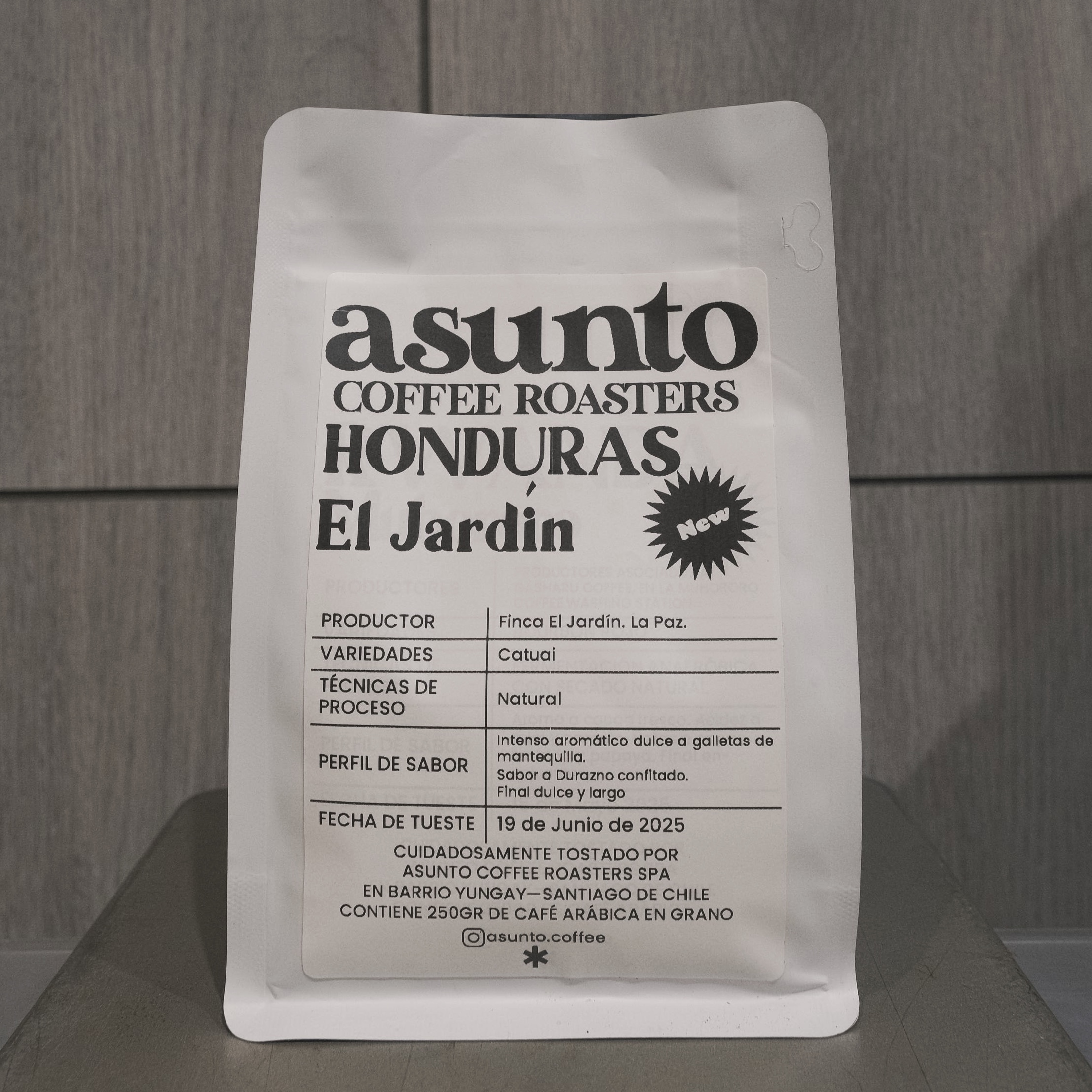 Honduras El Jardín - Natural - 250Gr.