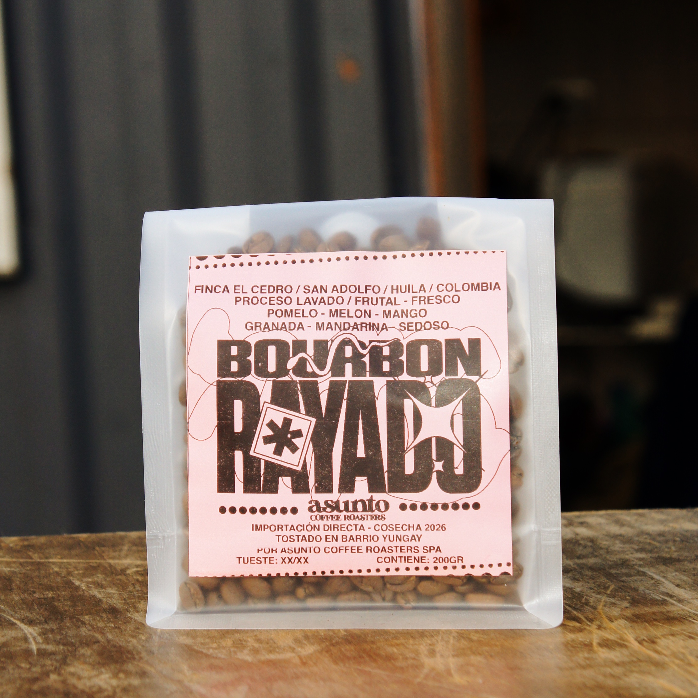 ID011 - Huila, Bourbon Papayo Natural - 200 gr / Granos