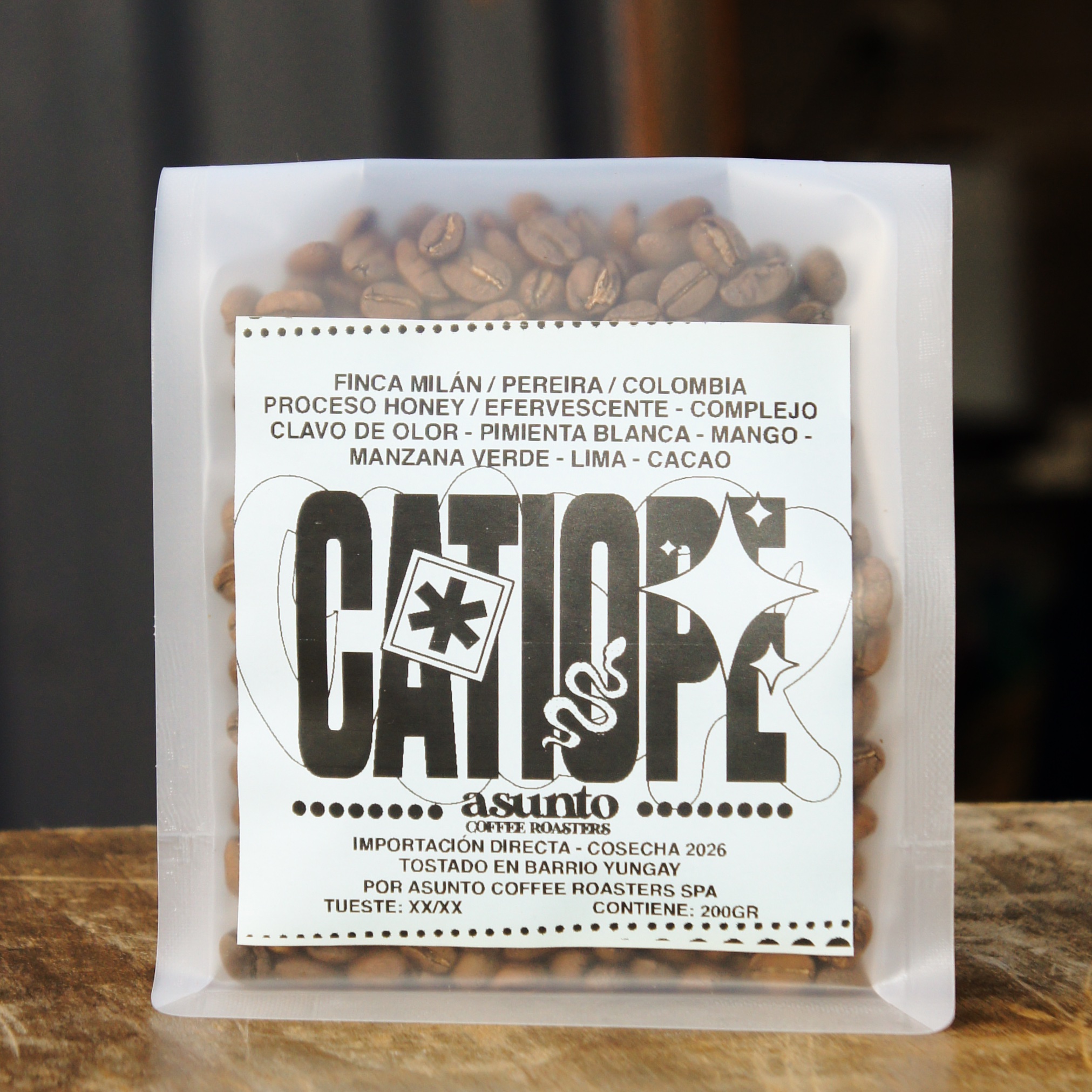 Café en grano Bourbon Rosado - Honey - Colombia