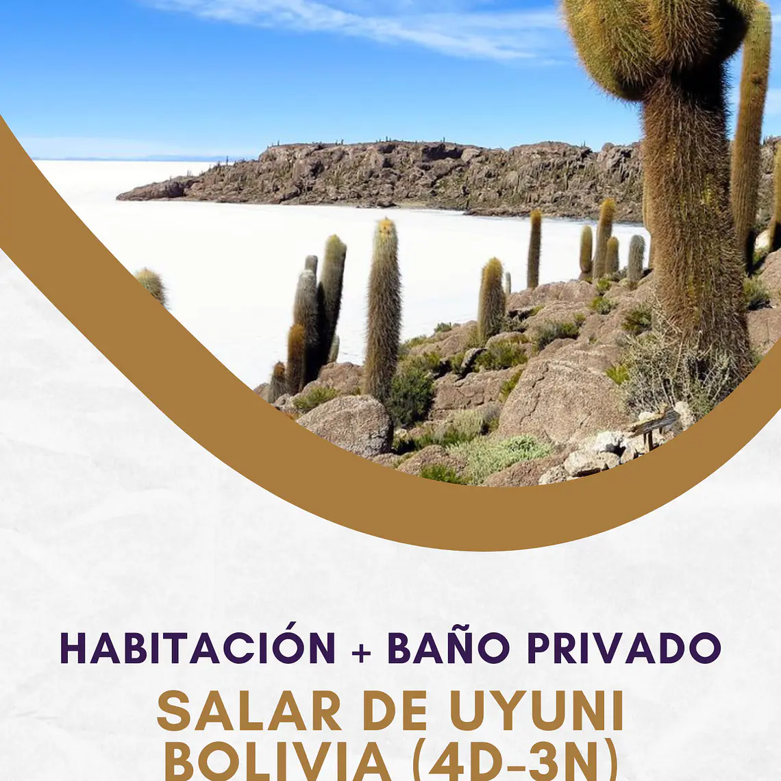 Salar de Uyuni, Bolivia 4D/3N (Habitación + baño privado) 1