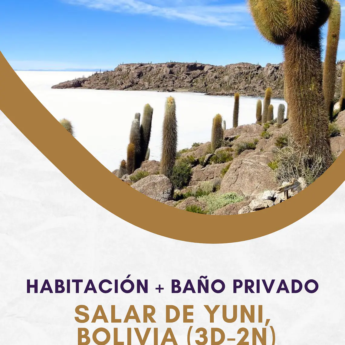 Salar de Uyuni, Bolivia 3D/2N (habitación + baño privado) 1