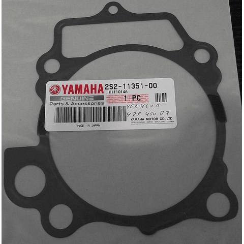 Cylinder Base Gasket Yamaha WR450F 2014 2S2-11351-00-00