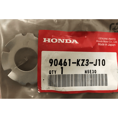 Clutch bell nut adjustment washer Honda CRF450X Carbureted 90461-KZ3-J10