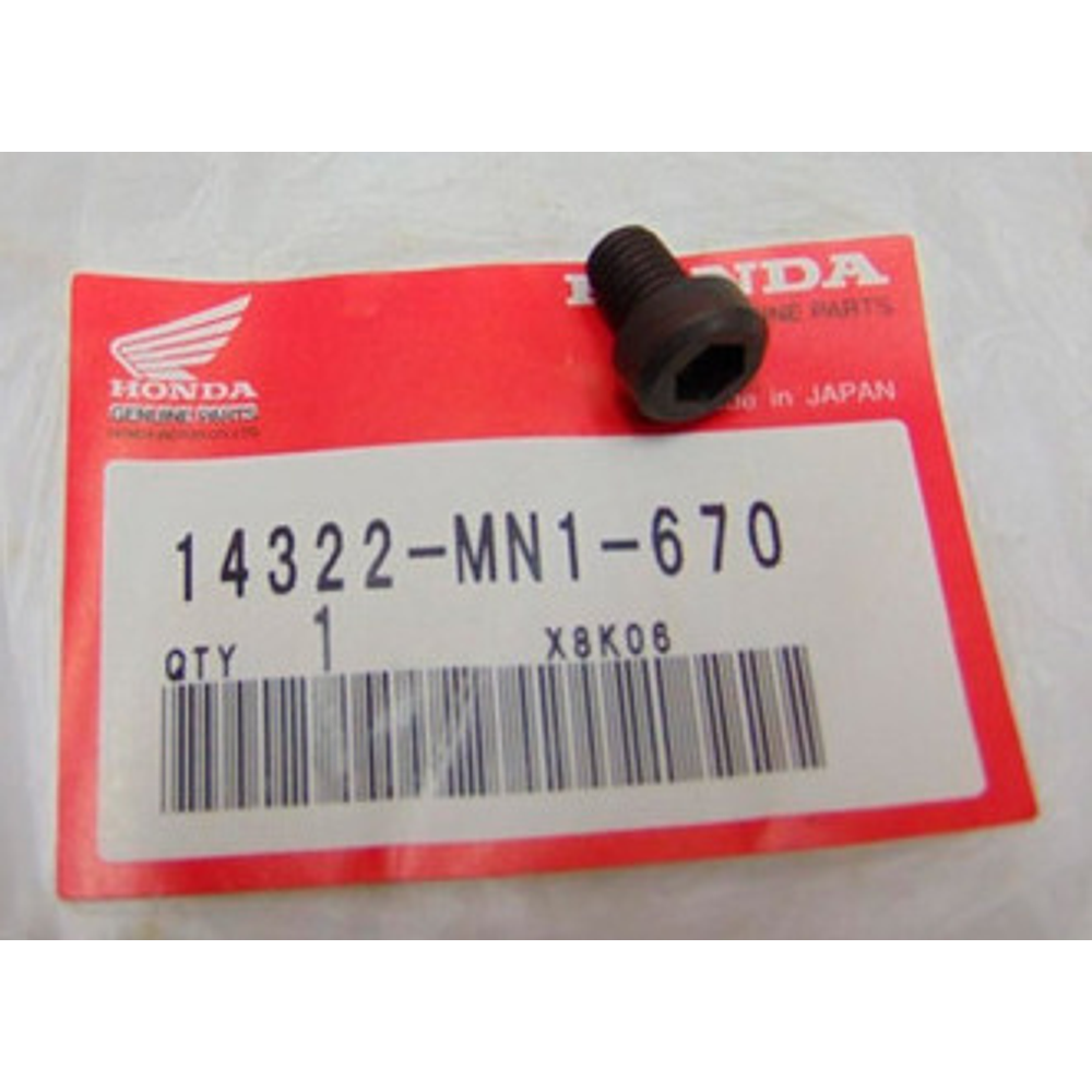 Tornillo piñón eje leva Honda CRF450X Carburada 14322-MN1-670