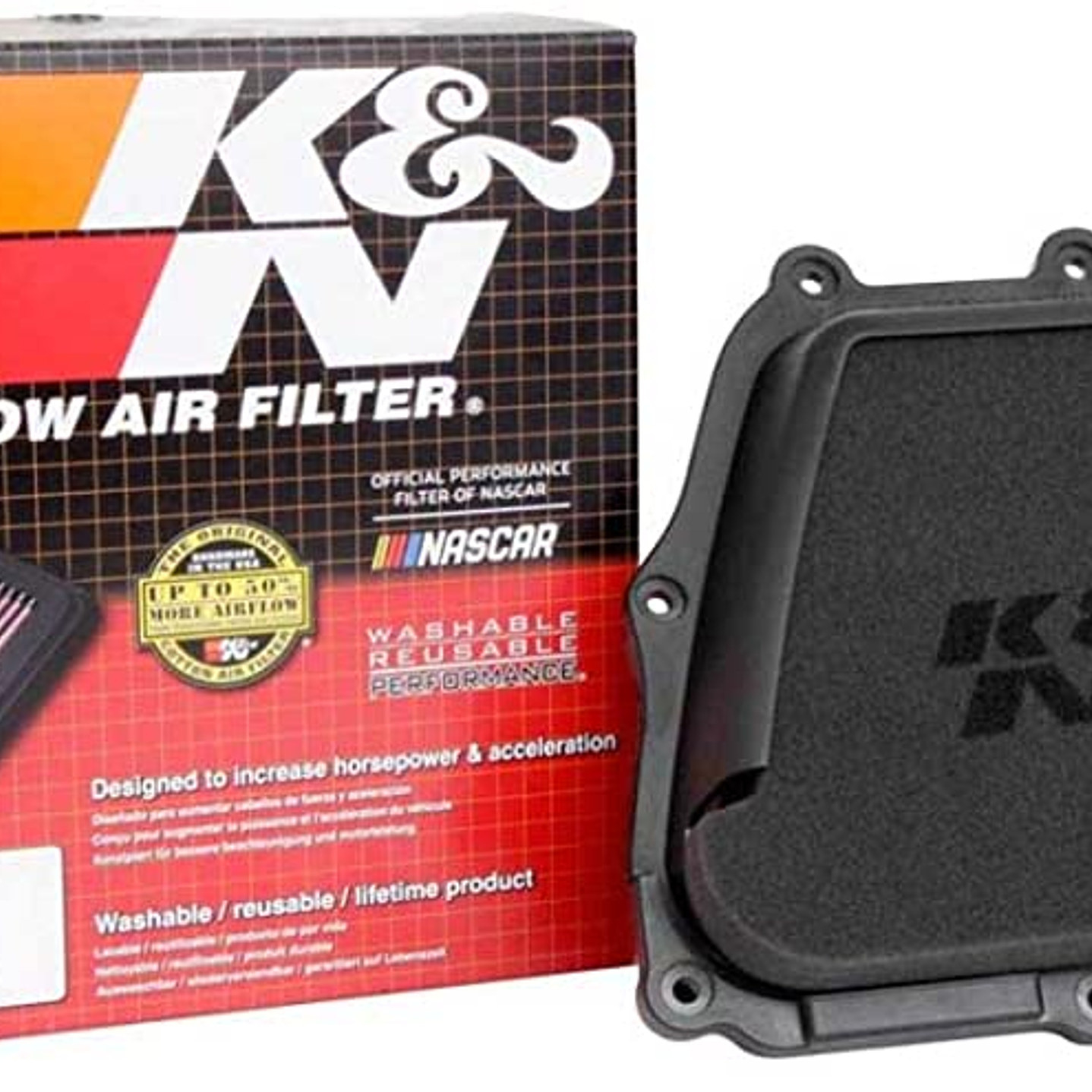 K&N Kit Filtro + Kit Limpieza filtro de aire Yamaha YZ450F / FX / WR 19-22  1