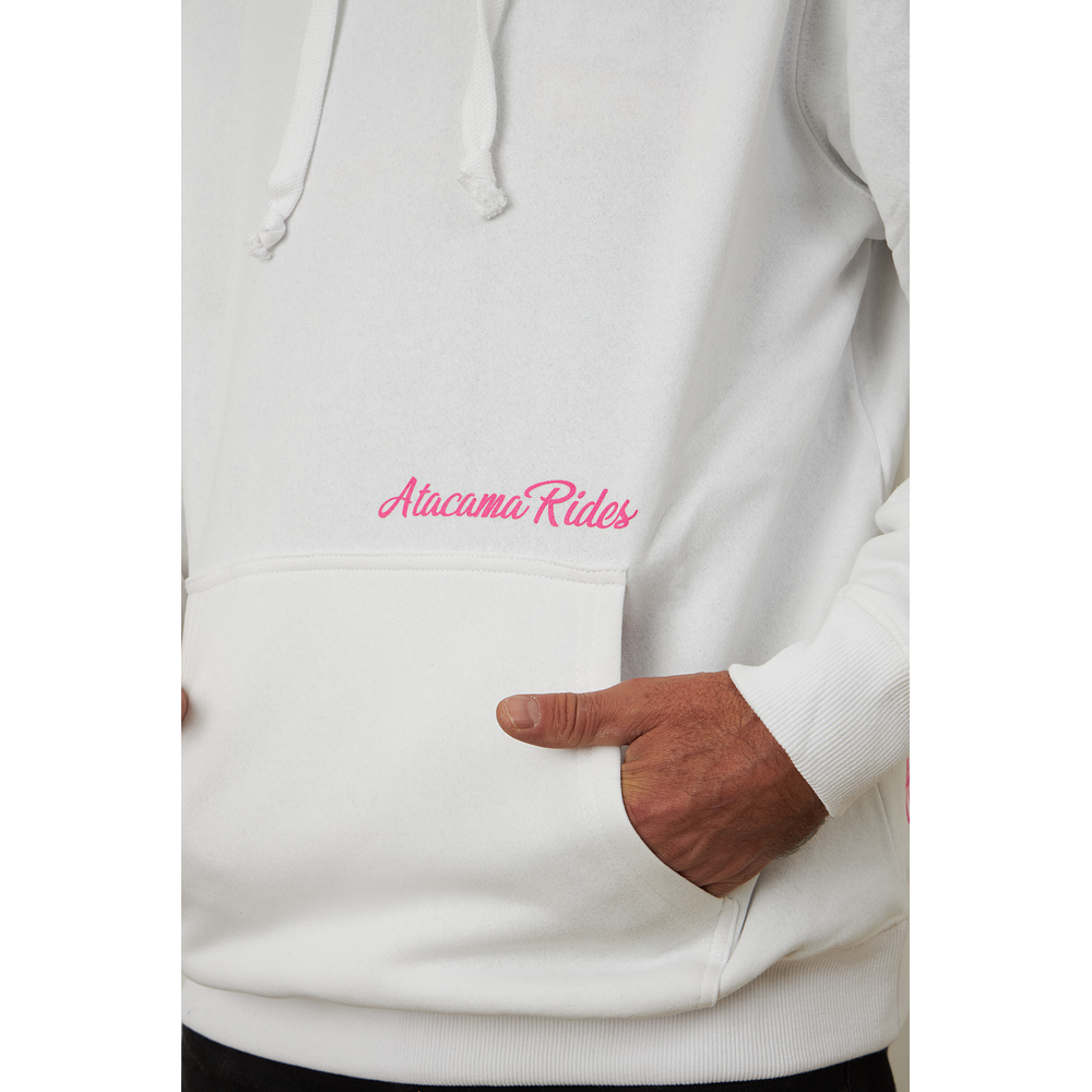 Atacama Rides White / Pink Pullover