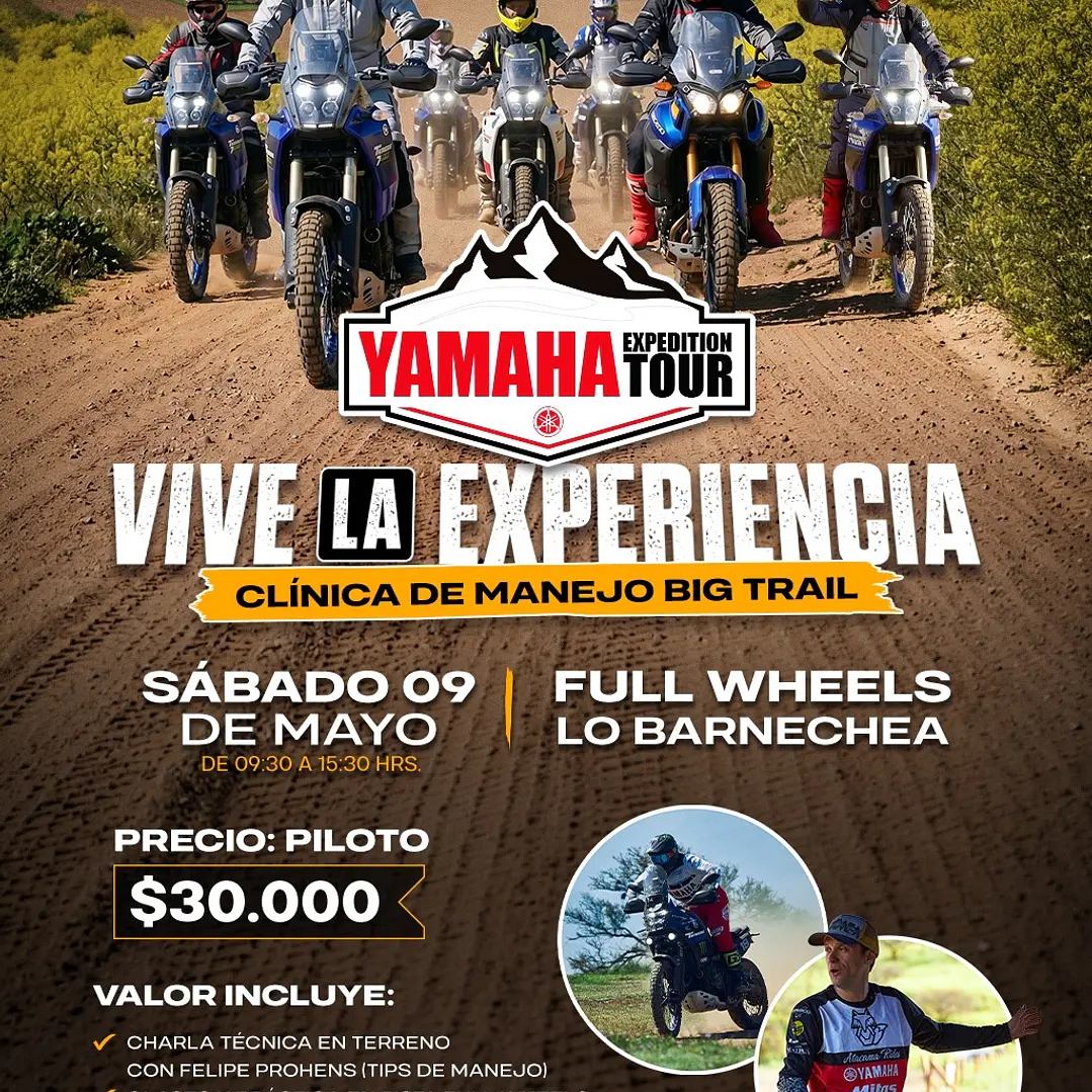 Yamaha Expedition Clínica de Manejo Full Wheels 2
