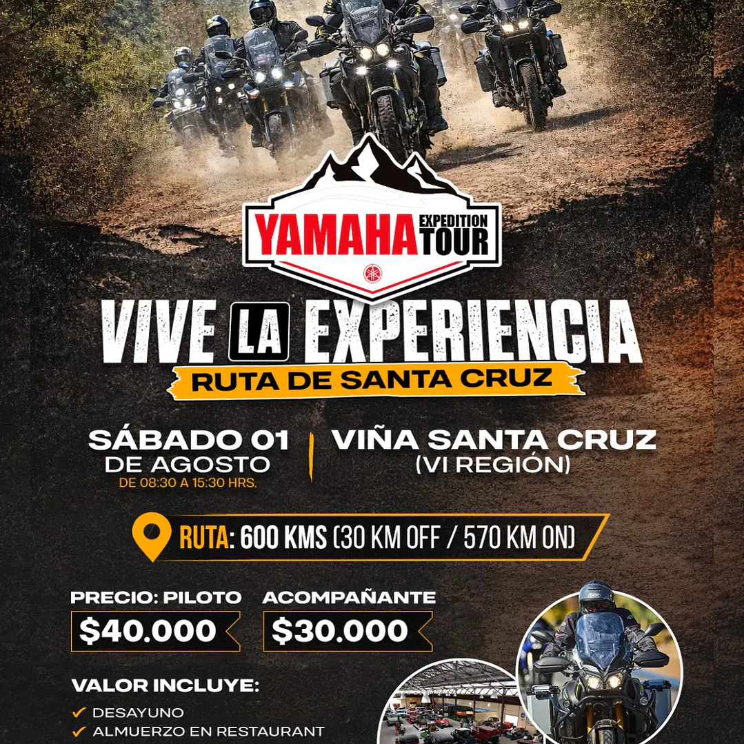 Yamaha Expedition Viña Santa Cruz 2026 1