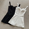 🎀. Mini vestido corset Juliet blanco