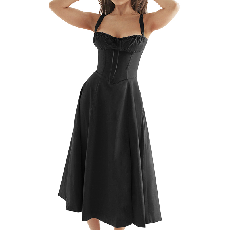 🖤. Vestido corset Greta negro. 