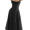🖤. Vestido corset Greta negro. 
