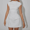 🤍. Mini vestido London blanco 