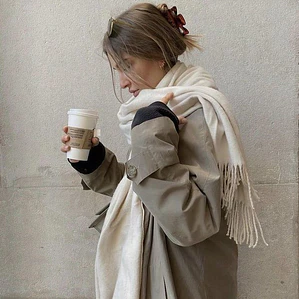 🍂Cashmere maxi bufanda 