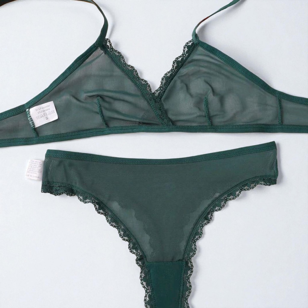 💚. Conjunto transparencia verde  2