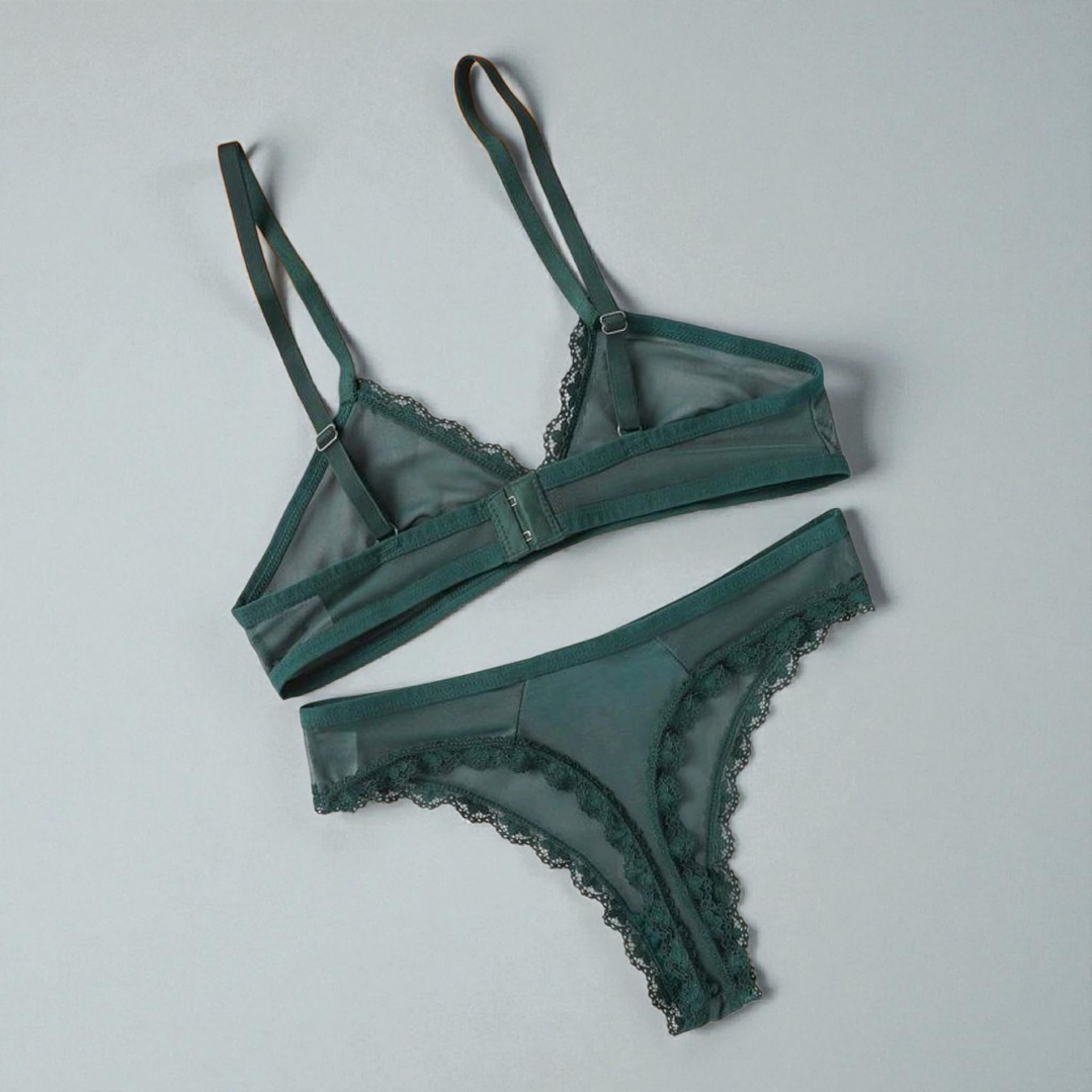 💚. Conjunto transparencia verde  3
