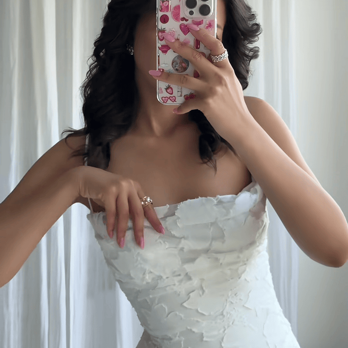 ❤. Maxi vestido Francis blanco 3