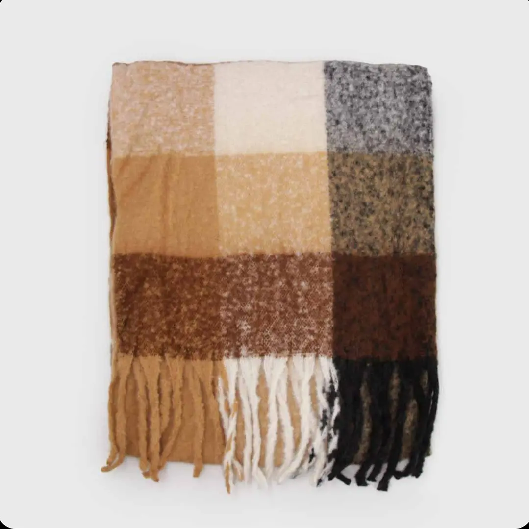 🐻 Maxi bufanda cuadrille 7