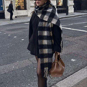 🐻 Maxi bufanda cuadrille