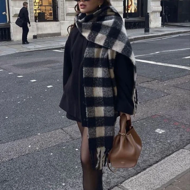 🐻 Maxi bufanda cuadrille 1