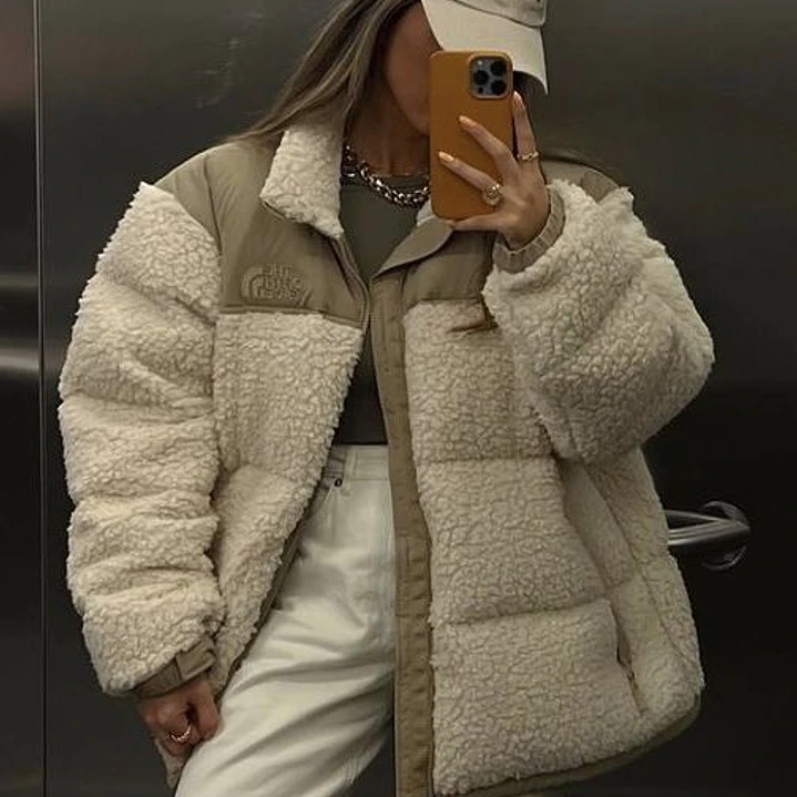 🖤.Chaqueta teddy 600 tnf OVERSIZE  6