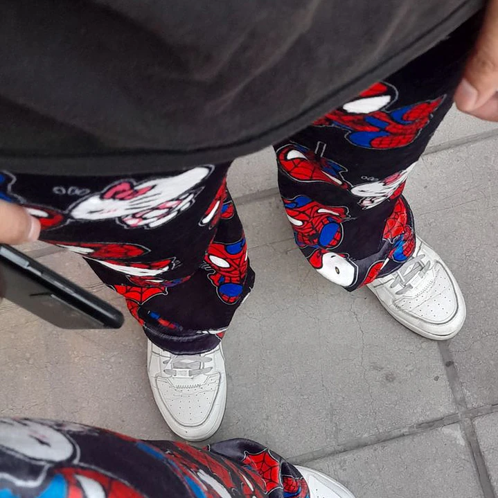 💖. Pijama/pantalón polar spiderman  2