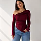 🍒. Polera asimetrica Ana - Miniatura 1