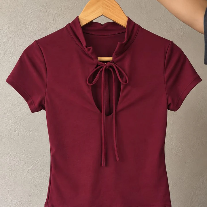 🖤. Polera manga corta Kaori 4