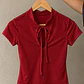 🖤. Polera manga corta Kaori - Miniatura 5