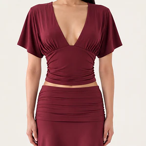 ❤. Polera escote en V Kaori