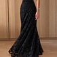 ❤. Maxi vestido Francis negro - Miniatura 4
