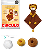 Circulo Kit de Amigurumi - Lovey Blanket - Leão - Thumbnail 3